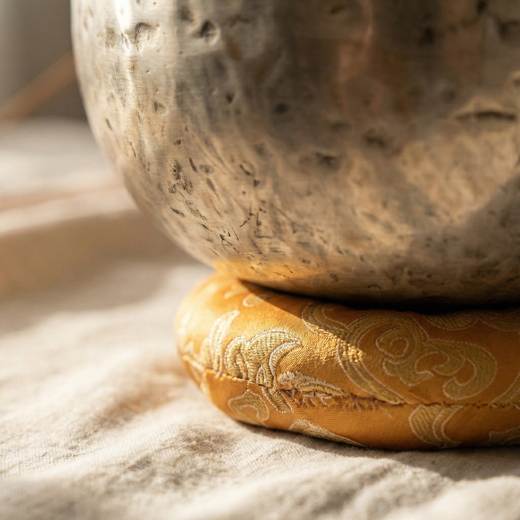 Antique Himalayan Jambati singing bowl