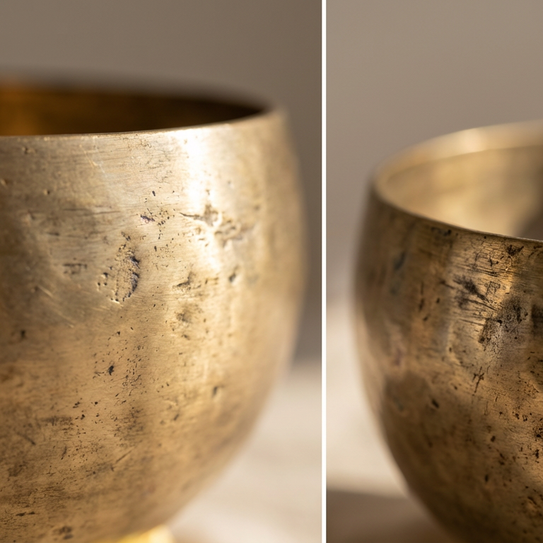 Binaural singing bowls 7.48"–7.87" (19–20 cm)