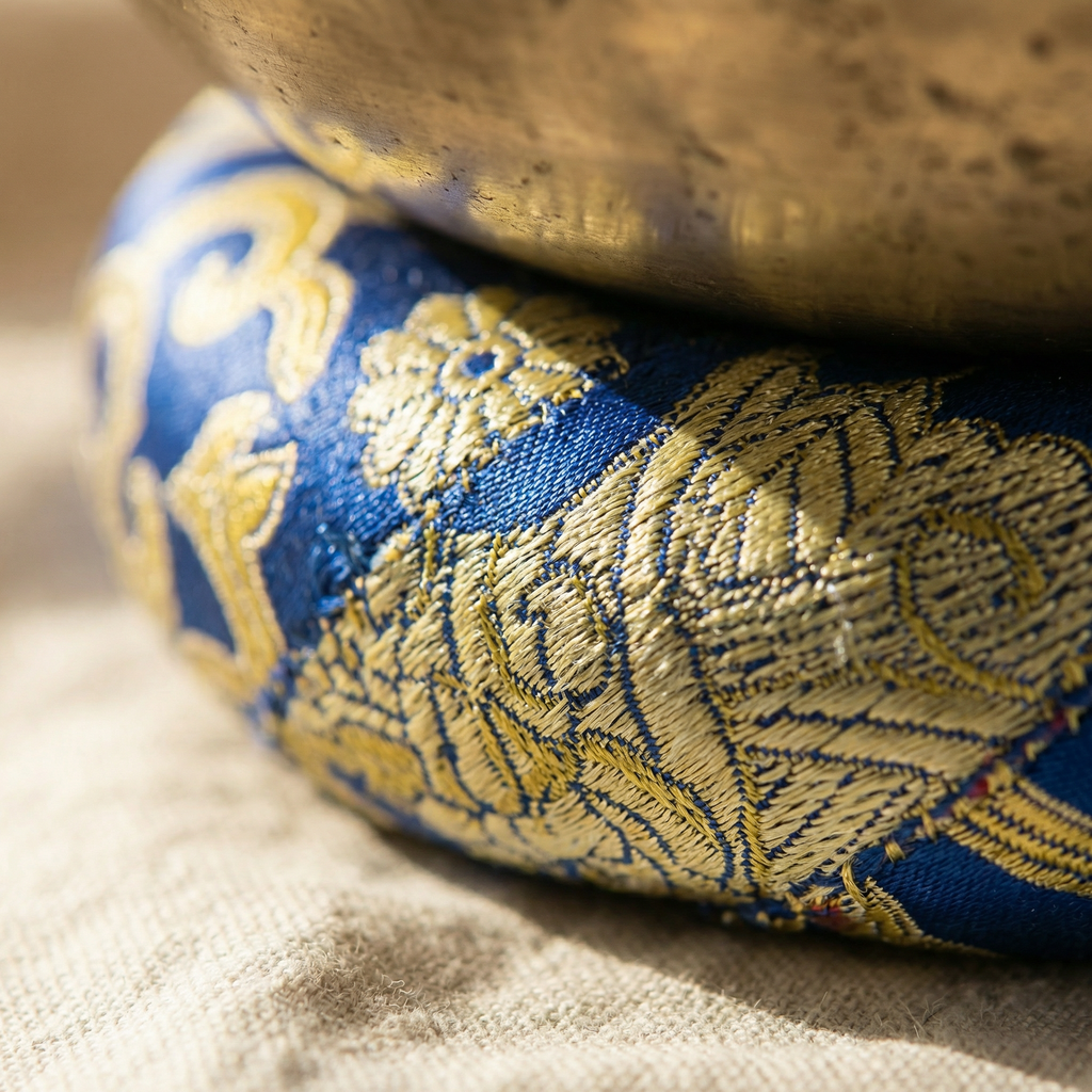 Antique Thadopati seven-metal singing bowl