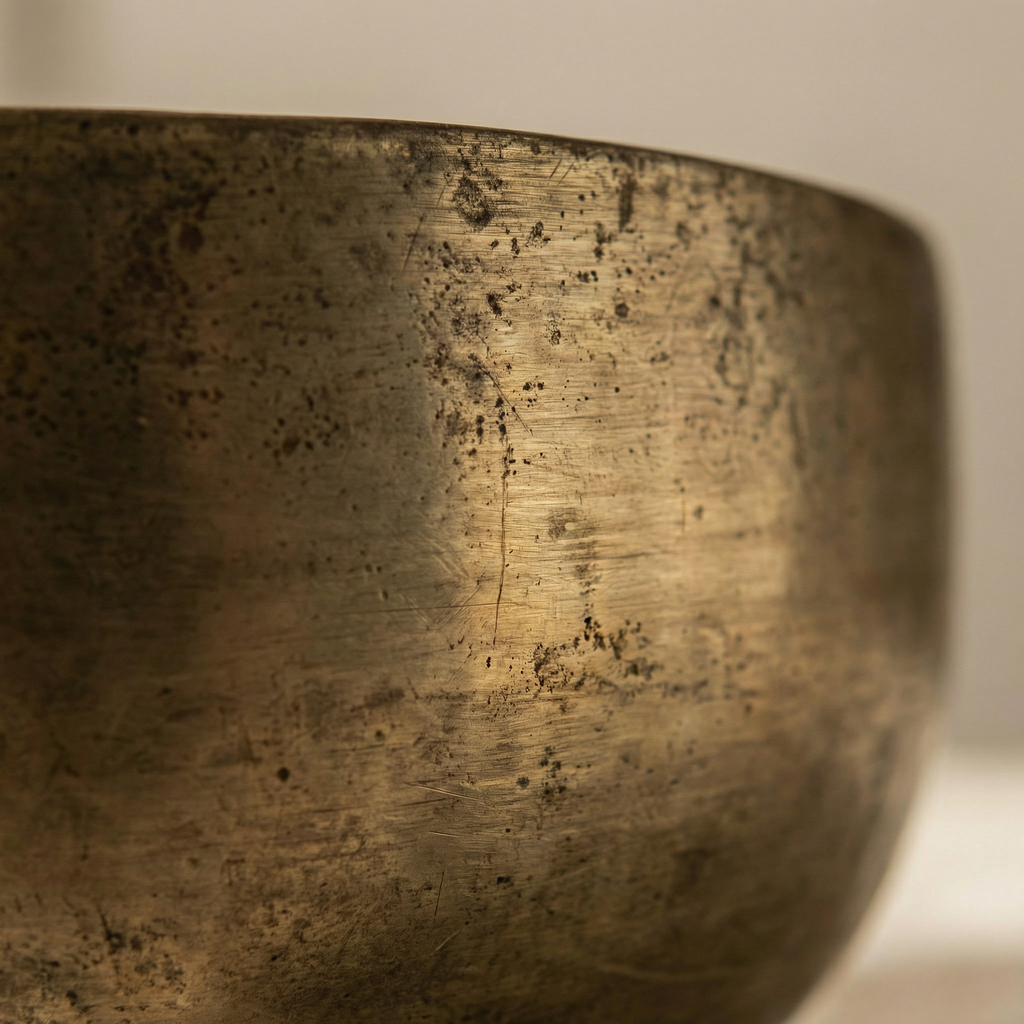 Antique Thadopati seven-metal singing bowl